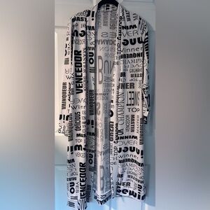 Women's New Mix Graffiti Open Robe